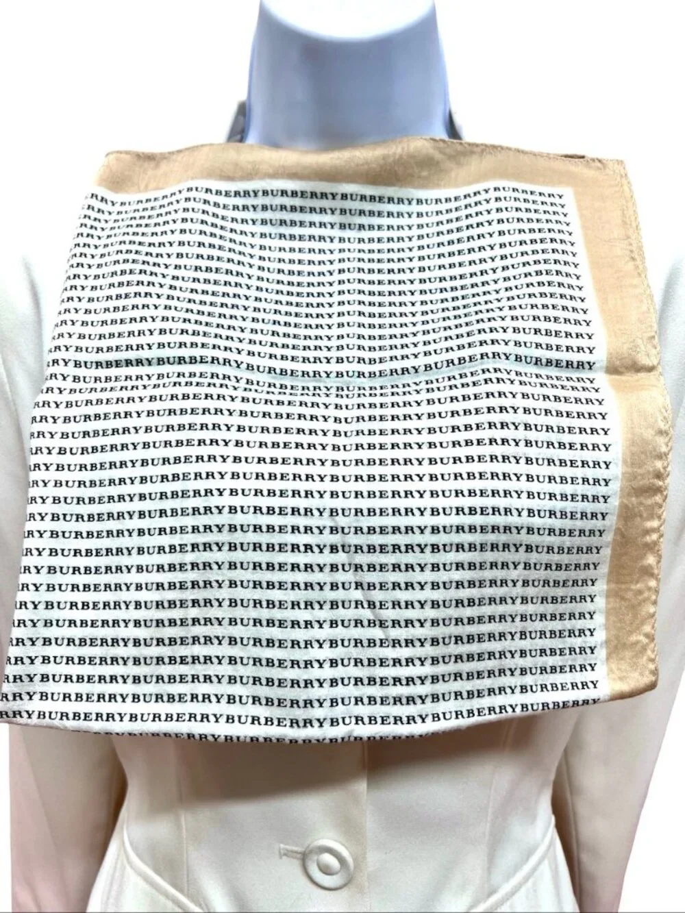 Burberry Neck-Kerchief cotton & Silk 22.5
